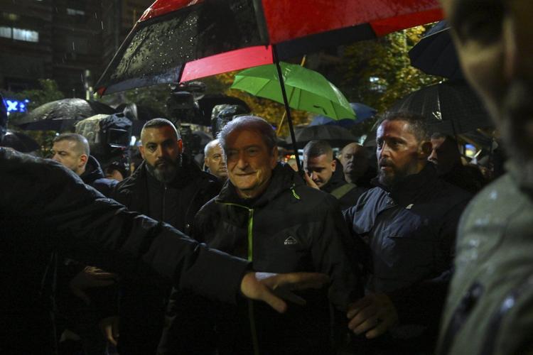 Albania opposition activists rally on streets of Tirana to demand government steps aside