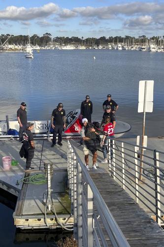 Lifeguards rescue dog swept out to sea by rip current off San Diego coast