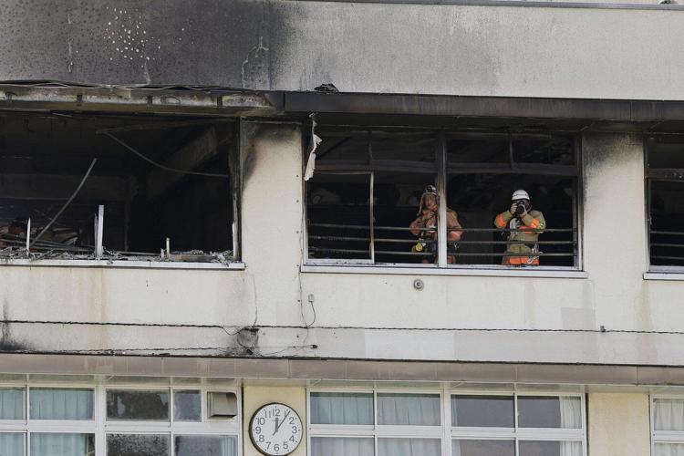 About 300 children and teachers evacuated or rescued after fire breaks out at a Tokyo school