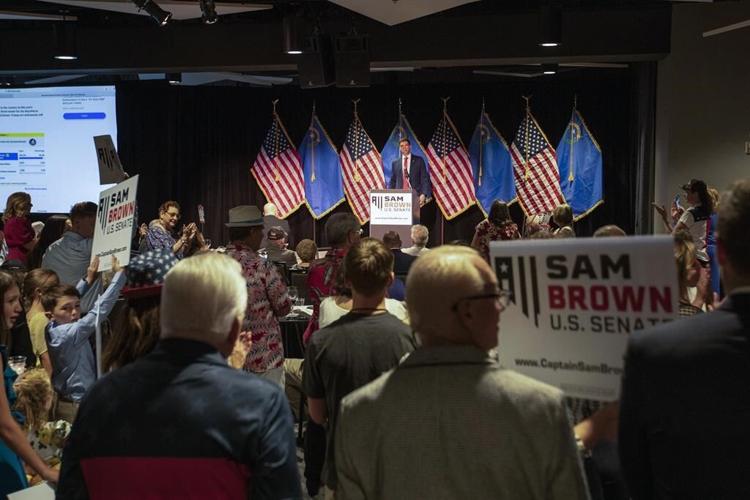 Retired Army Capt. Sam Brown overcomes crowded GOP Senate primary field, setting up key Nevada race