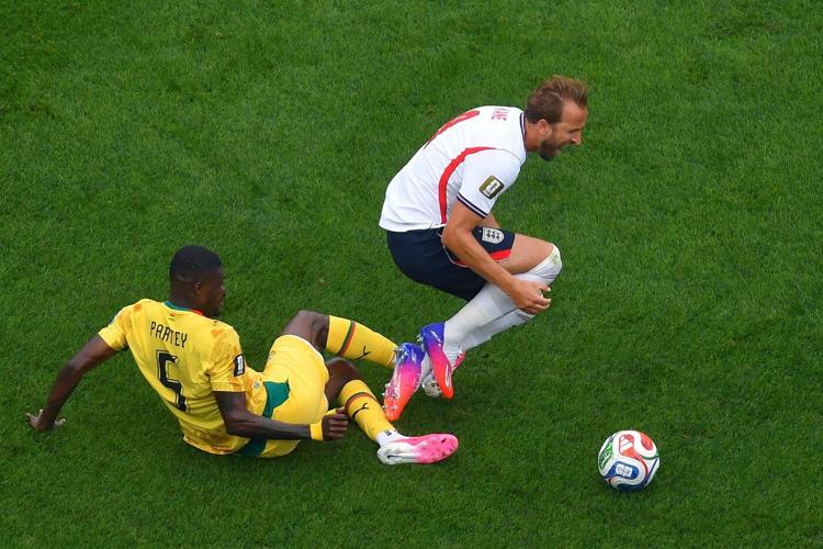 Ghanaian player accused of rape gets back onto the field for World Cup draw against England