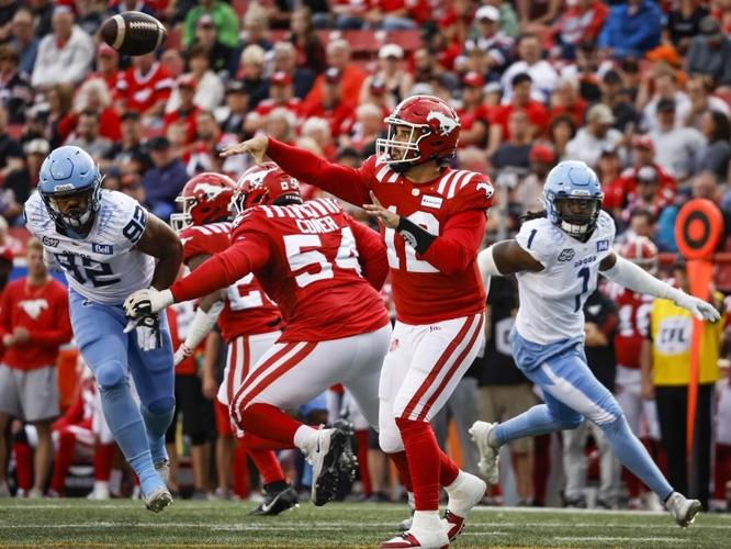 Argonauts lose first game of CFL season 20-7, Stampeders earn first home win