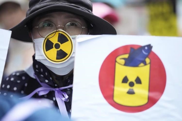 South Koreans rally in Seoul against Japanese plans to release treated nuclear wastewater into sea