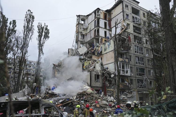 Russia hits Kyiv with missile and drone attack, killing 6 and injuring 52