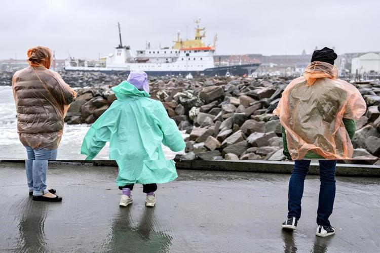 Stormy weather across northern Europe kills at least 1 person, idles ferries and delays flights