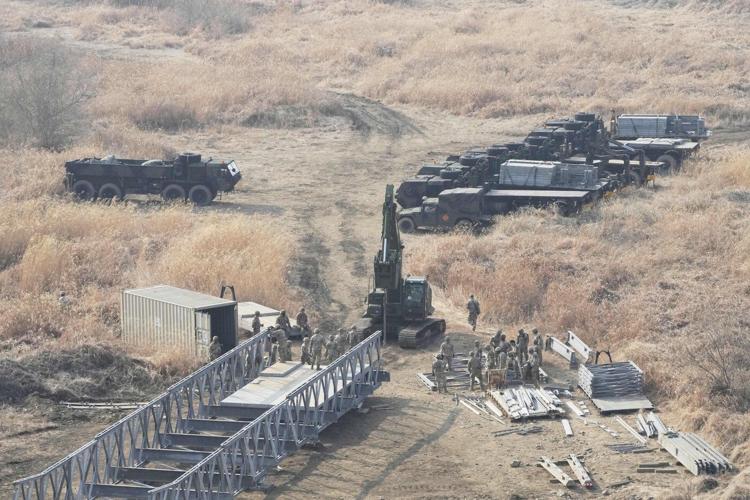 North Korea fires several ballistic missiles after the US and South Korea began military drills