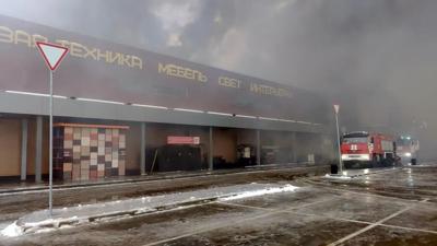 Fire engulfs another Moscow mall, 2nd such fire in 4 days