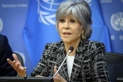 Jane Fonda campaigns to save 'our brethren in the ocean'