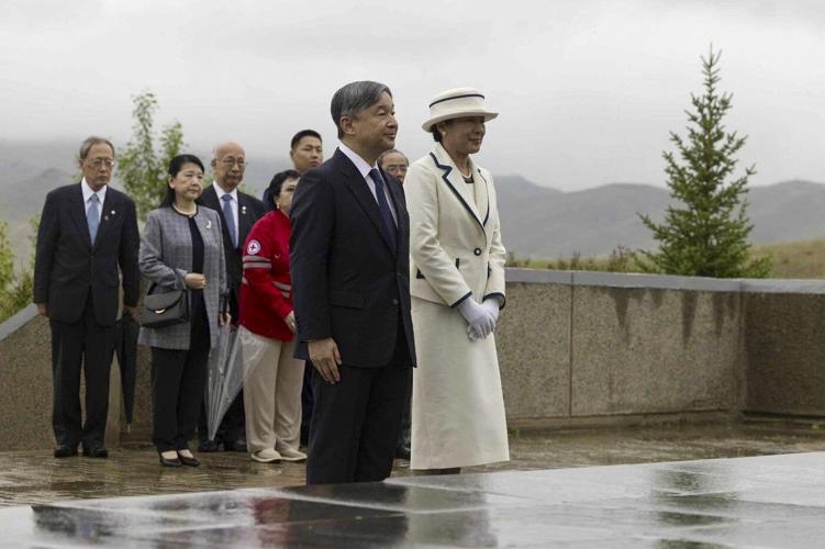 Japan's emperor meets with Mongolian president to boost democratic ties in authoritarian region