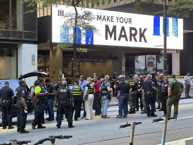 Gunman wounds 3 in Atlanta food court before being shot by officer, police say