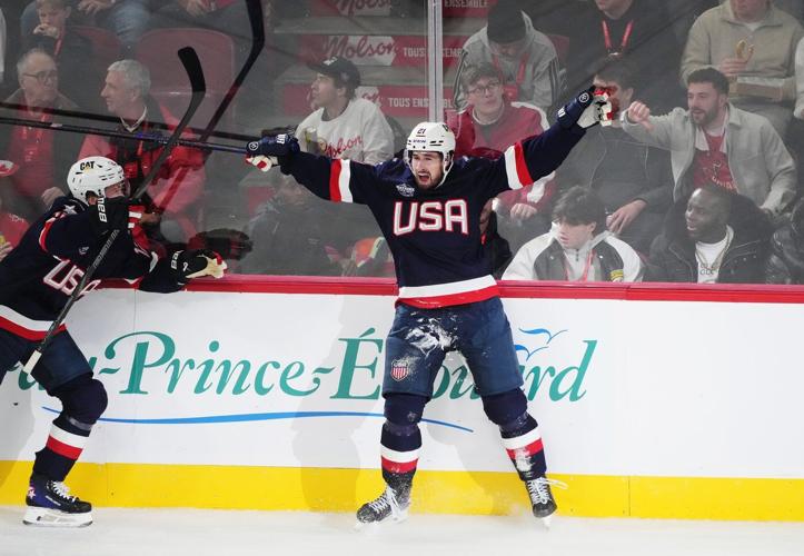 U.S. beats Canada 3-1 in fight-filled 4 Nations matchup