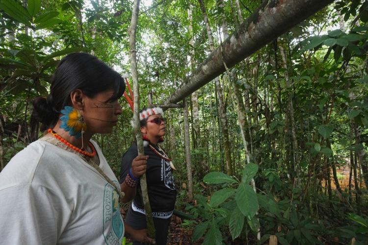 Indigenous women tour Ecuador oil field as warning against Amazon drilling expansion