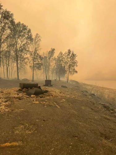 Cabins destroyed by wildfire near Tulita, N.W.T.