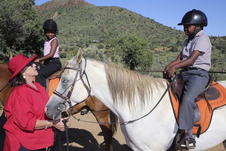 A horse therapy program in Namibia brings joy to children with learning disabilities