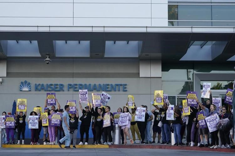 Health care workers picket outside US hospitals in multiple states, kicking off 3-day strike