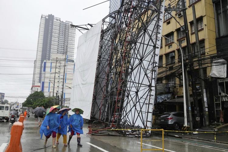 Tropical storm Wipha threatens southern China after battering Taiwan and the Philippines