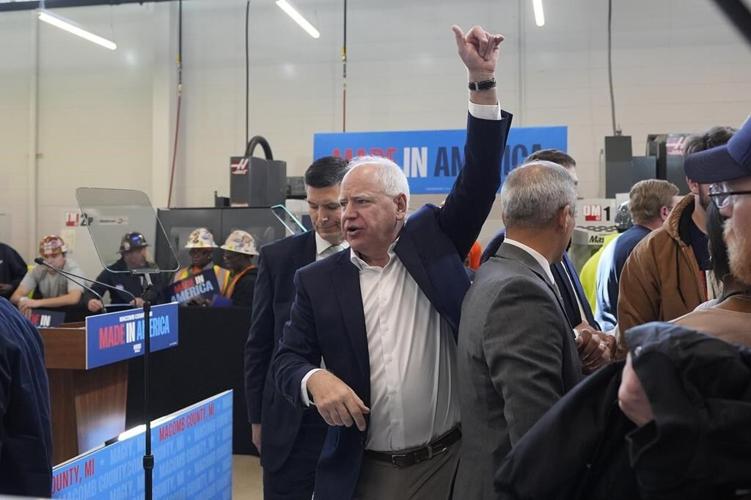 The Latest: Hurricanes have jumbled campaign schedules for Harris and Trump