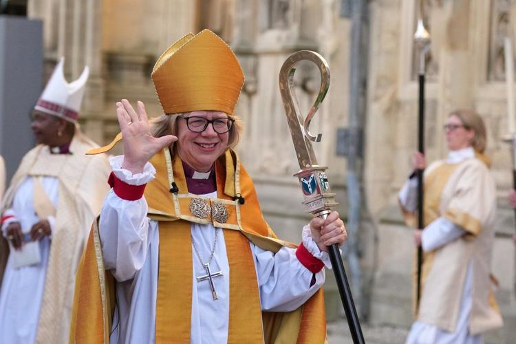 Sarah Mullally celebrated as the Church of England's first female leader, in photos