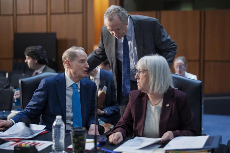 Democrats channel their outrage over DOGE, Ukraine and more in marathon Senate session