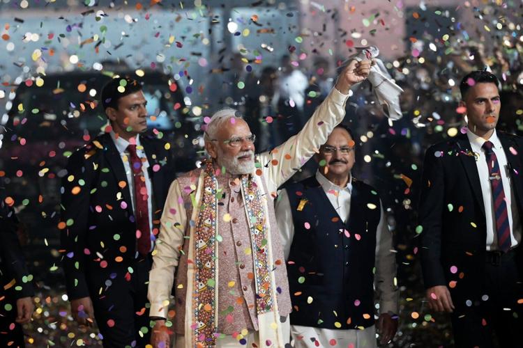 Modi's coalition heads for landslide win in a key state election