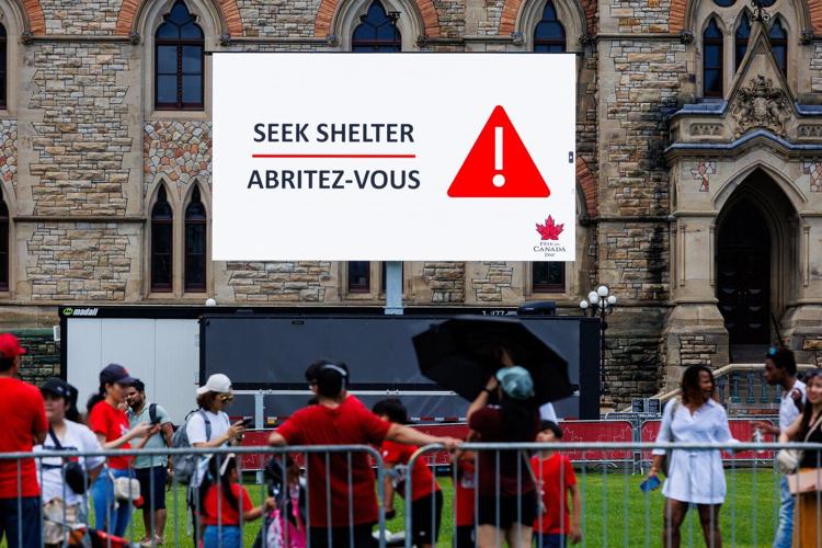 Thousands without power in Ontario, Quebec amid heat wave after Canada Day storms