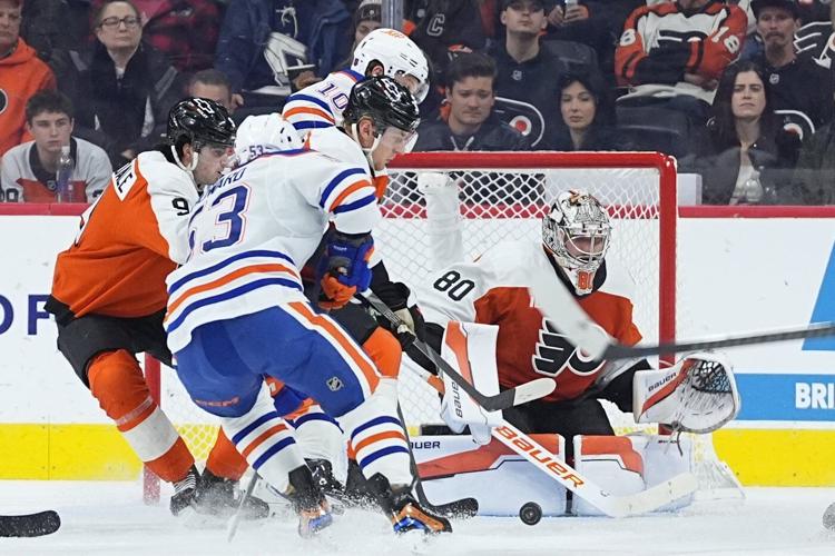 Roslovic scores in OT as Oilers defeat Flyers 2-1