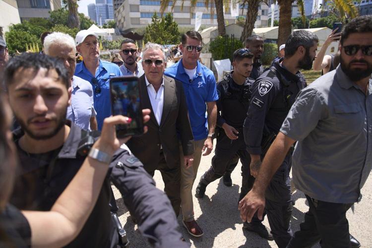 Israeli fire again kills Gaza aid-seekers as US envoy meets with hostages' families