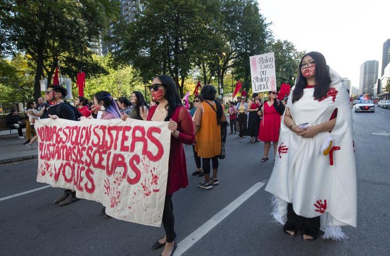 Montrealers gather to honour missing and murdered Indigenous women and girls