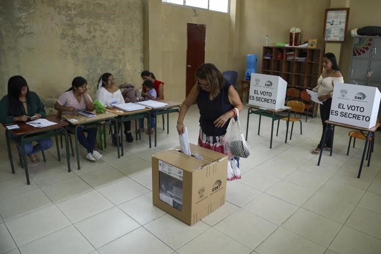 Ecuadorians vote overwhelmingly in referendum to approve toughening fight against gangs