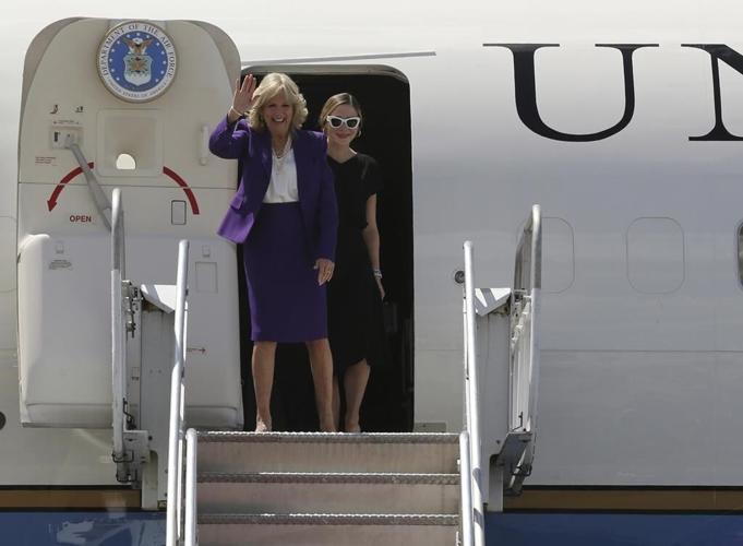 Jill Biden voices kinship with Africans' fight for democracy