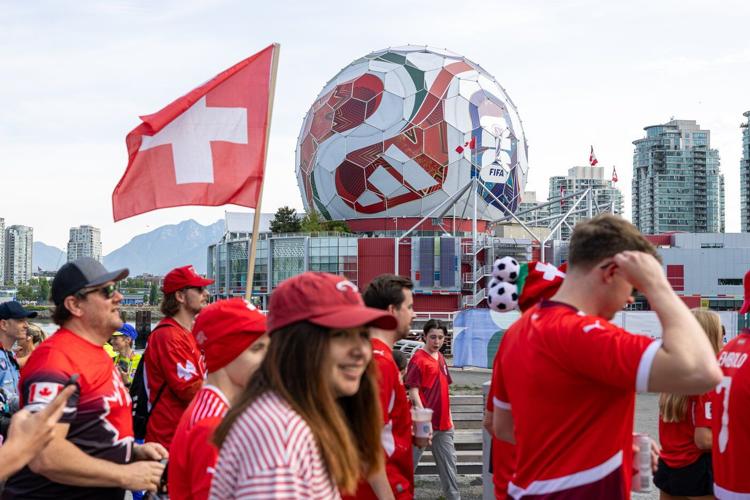 Switzerland takes on Colombia in Vancouver's last hurrah at World Cup