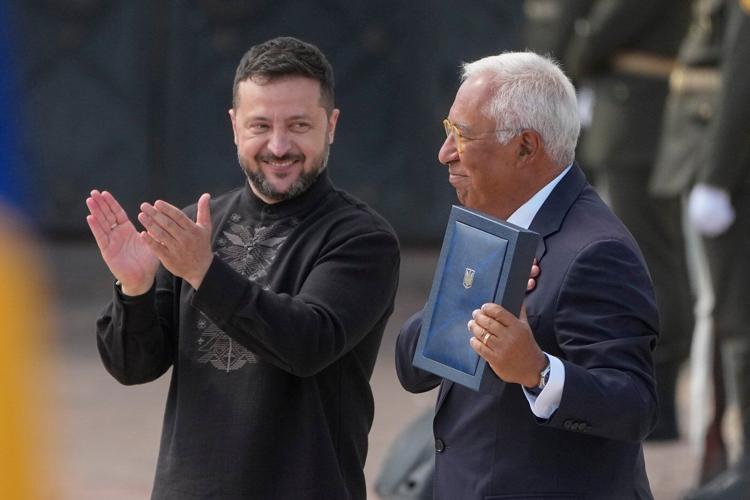 European leaders mark Ukraine’s 35th Independence Day as Russian invasion pushes on