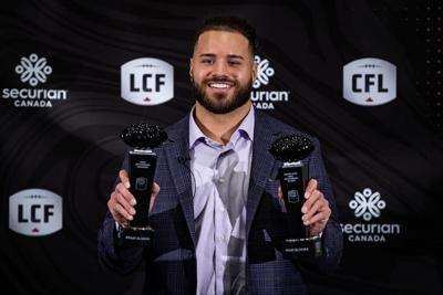 Bombers' Brady Oliveira named CFL's outstanding player, top ɫֱ