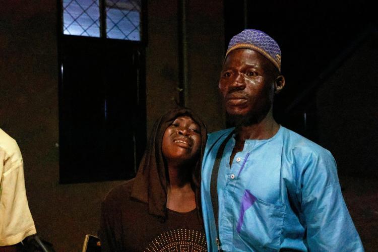 Nigerian children reunite with their parents after being released from abduction