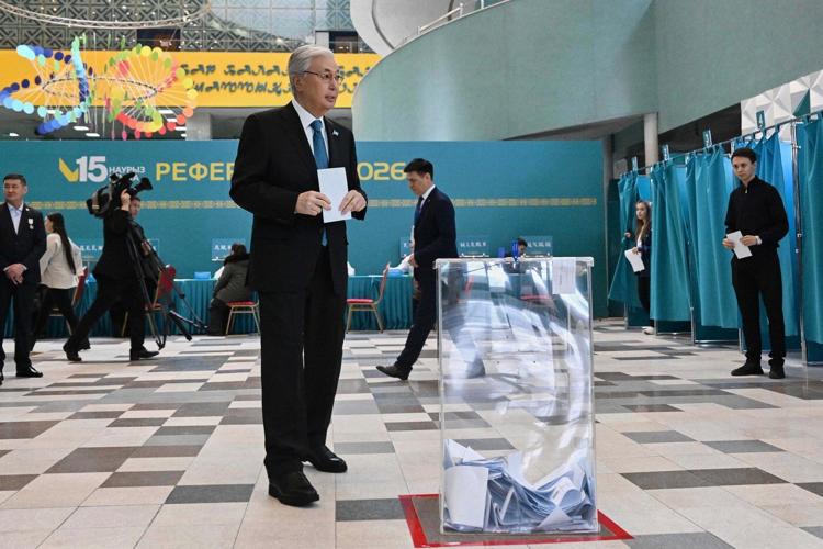 Kazakhstanis vote in referendum on new constitution that could keep the president in power