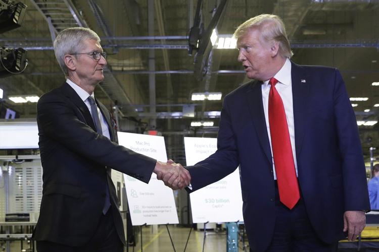 Trump will highlight Apple's plans to invest $100 billion more in US, raising total to $600 billion