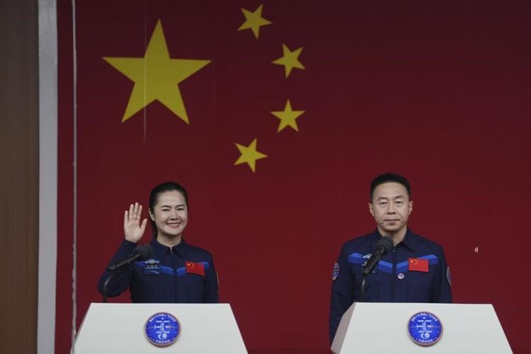 China says it's ready to launch the next crew to its orbiting space station early Wednesday