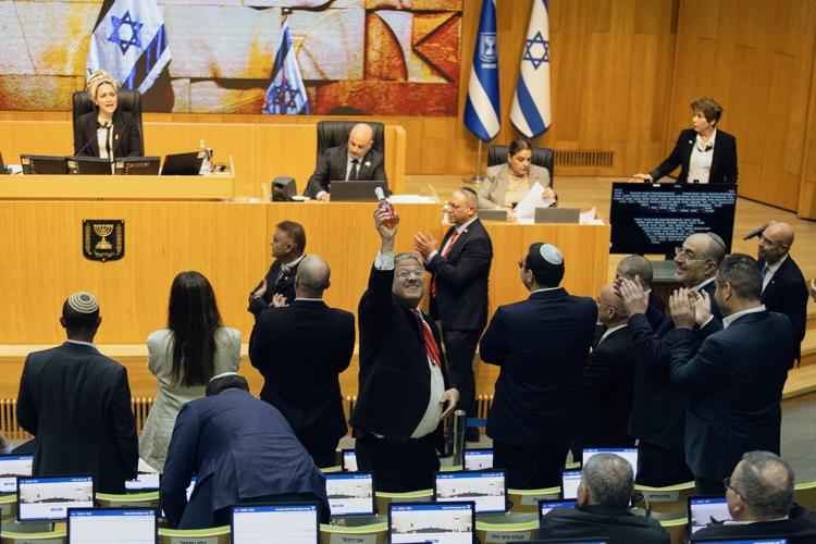 Israel's parliament approves the death penalty for Palestinians convicted of murdering Israelis