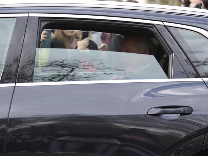 King Charles III seen in public one day after hospitalization for cancer treatment side effects