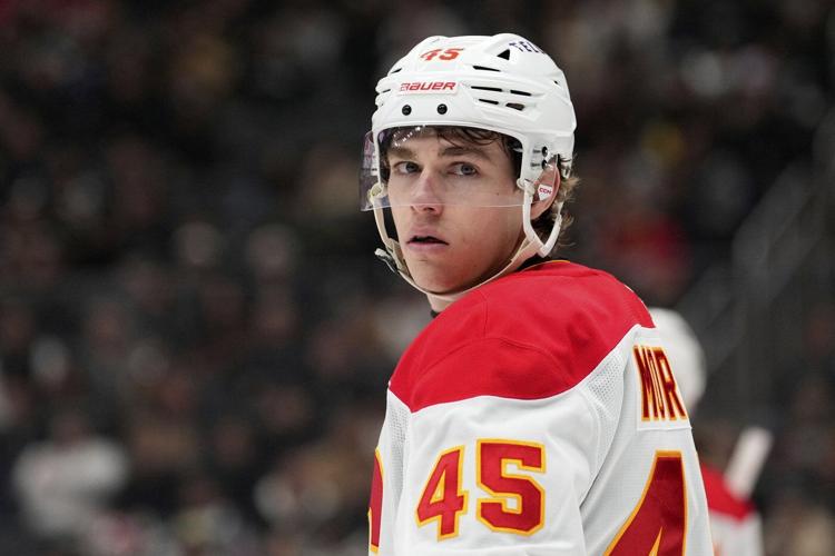 Parekh, Morton score in NHL debuts, and the Flames beat the playoff-bound Kings 5-1