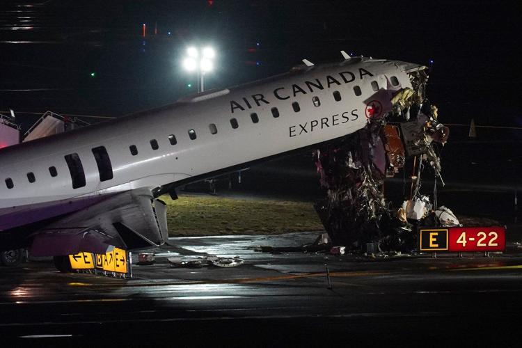 Two pilots flying Air Canada jet killed in crash at New York LaGuardia Airport