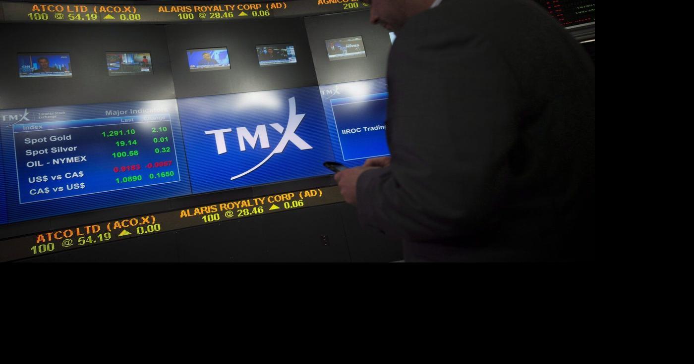 S&P/TSX composite finishes lower, U.S. markets drop | Business News  www.thecanadianpressnews.ca