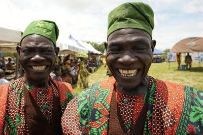 Nigerian city celebrates its many twins with annual festival