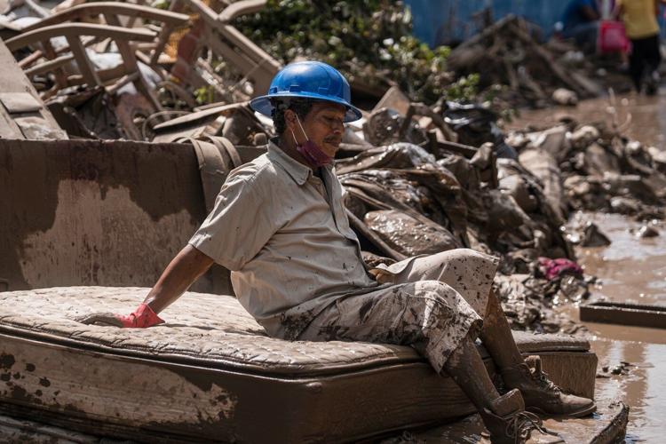 Photos of the flooding and landsides in Mexico
