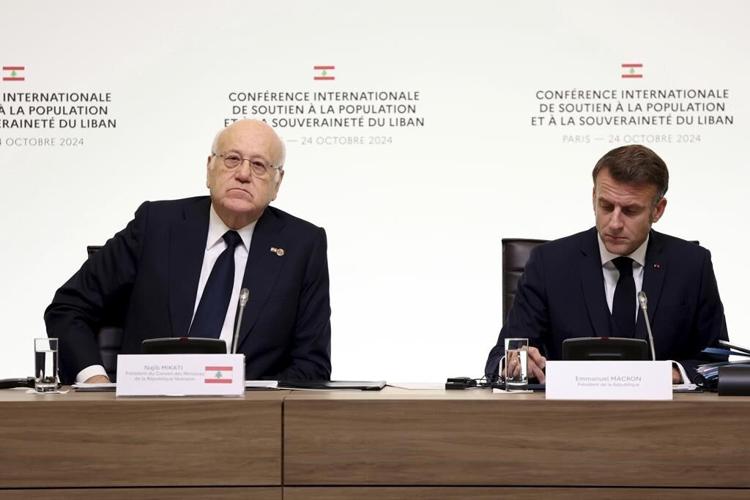 The Paris conference for Lebanon raises $1 billion in pledges for humanitarian and military support