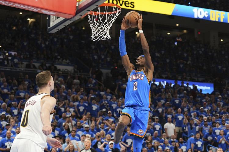 Shai Gilgeous-Alexander sheds stoic approach as ɫtv star leads Thunder to Game 7 win