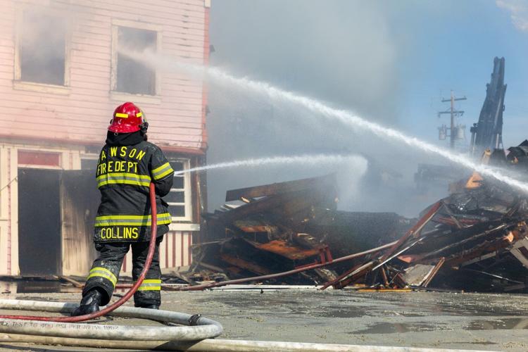 Gold-rush era Westminster Hotel lost to fire in Dawson City