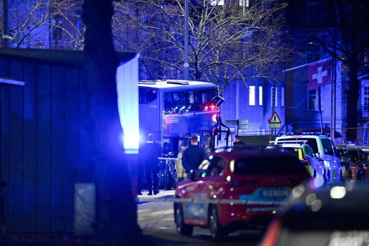 Bus crashes into a bus stop in Stockholm and causes fatalities, police say