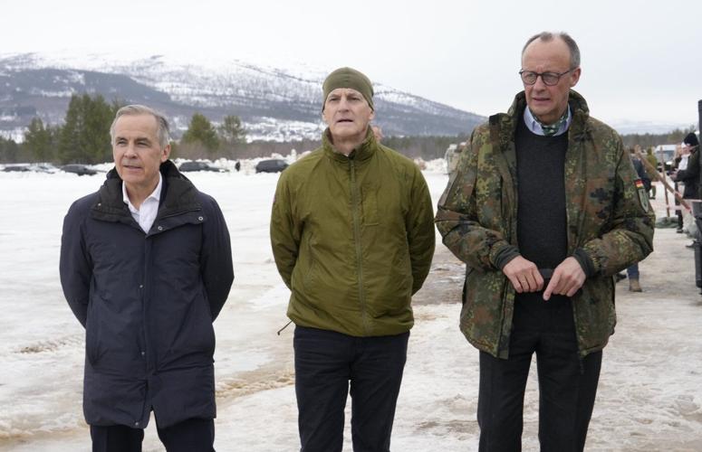 'We're ready to defend the Arctic,' Carney says alongside German, Norwegian leaders