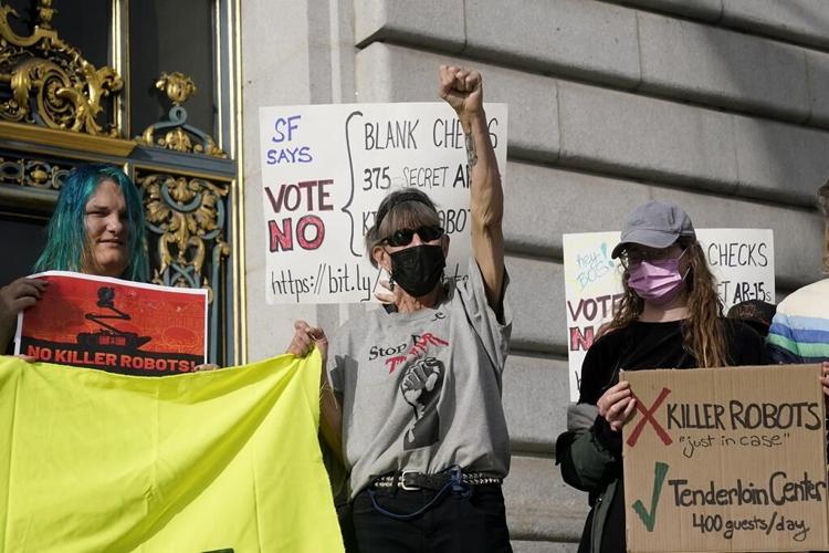 San Francisco police can't use deadly robots for now